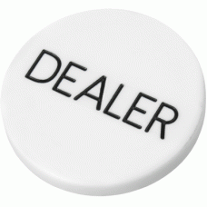 Dealer Button White